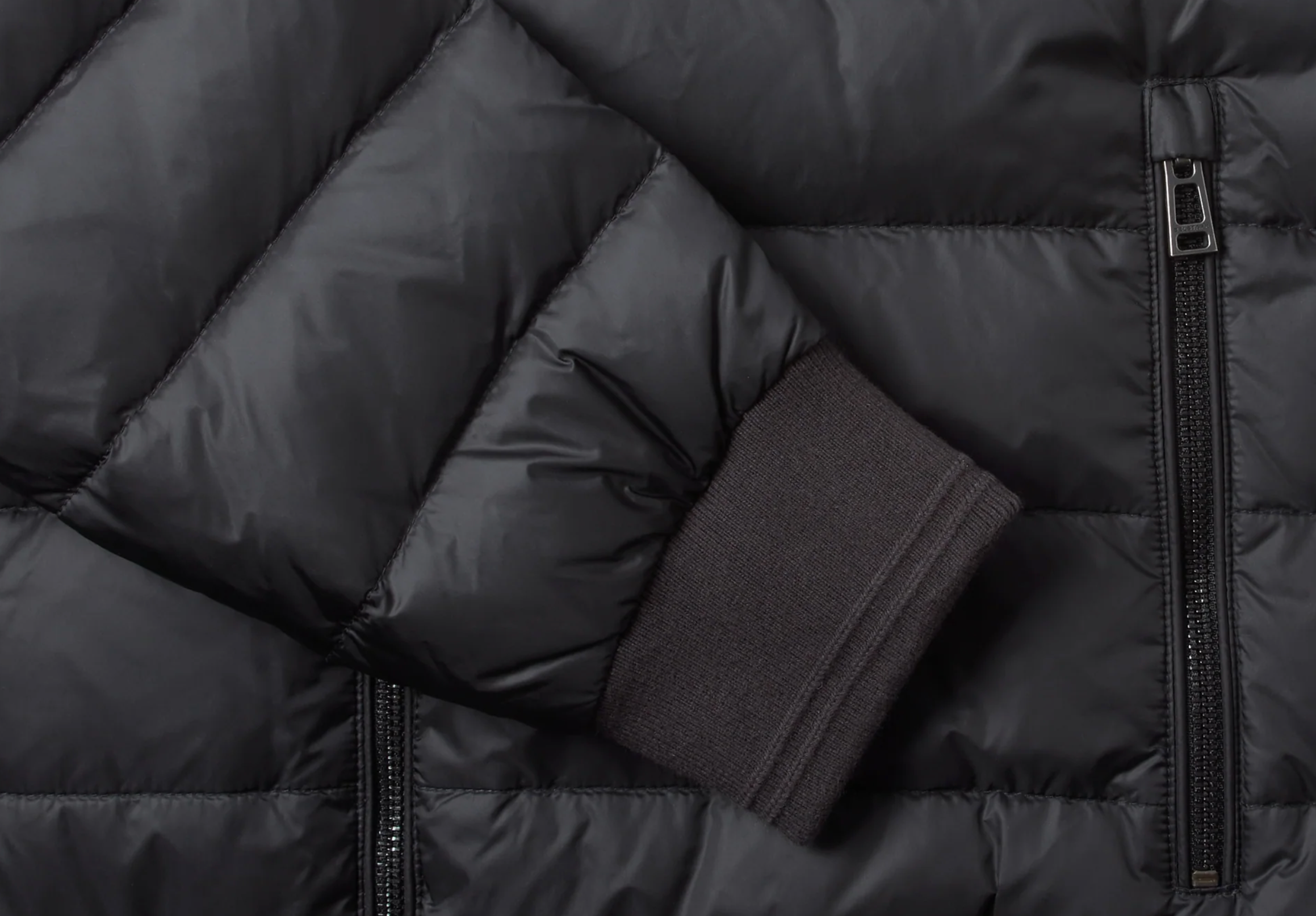 Black Belstaff Control Puffa Jacket