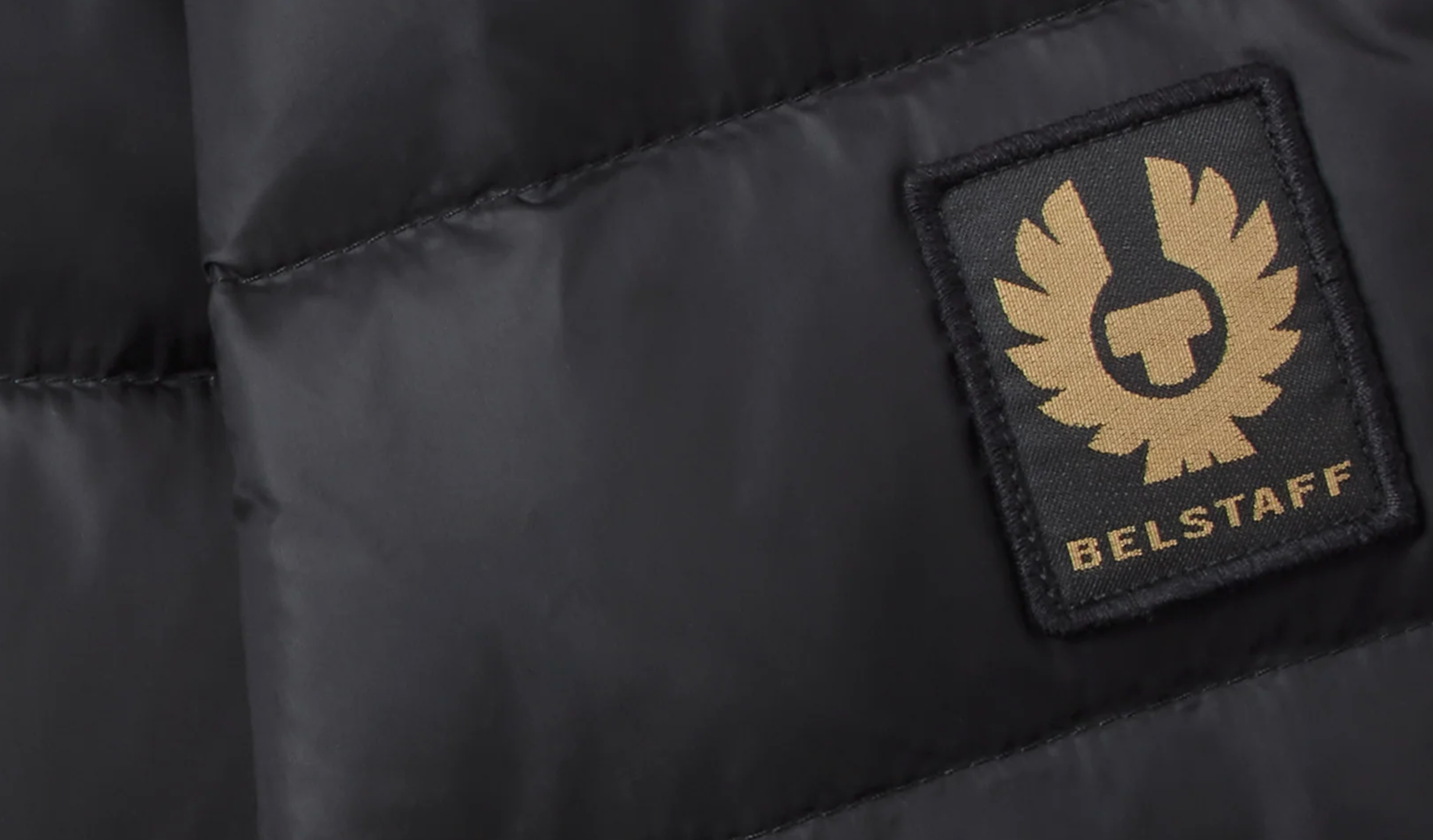 Black Belstaff Control Puffa Jacket