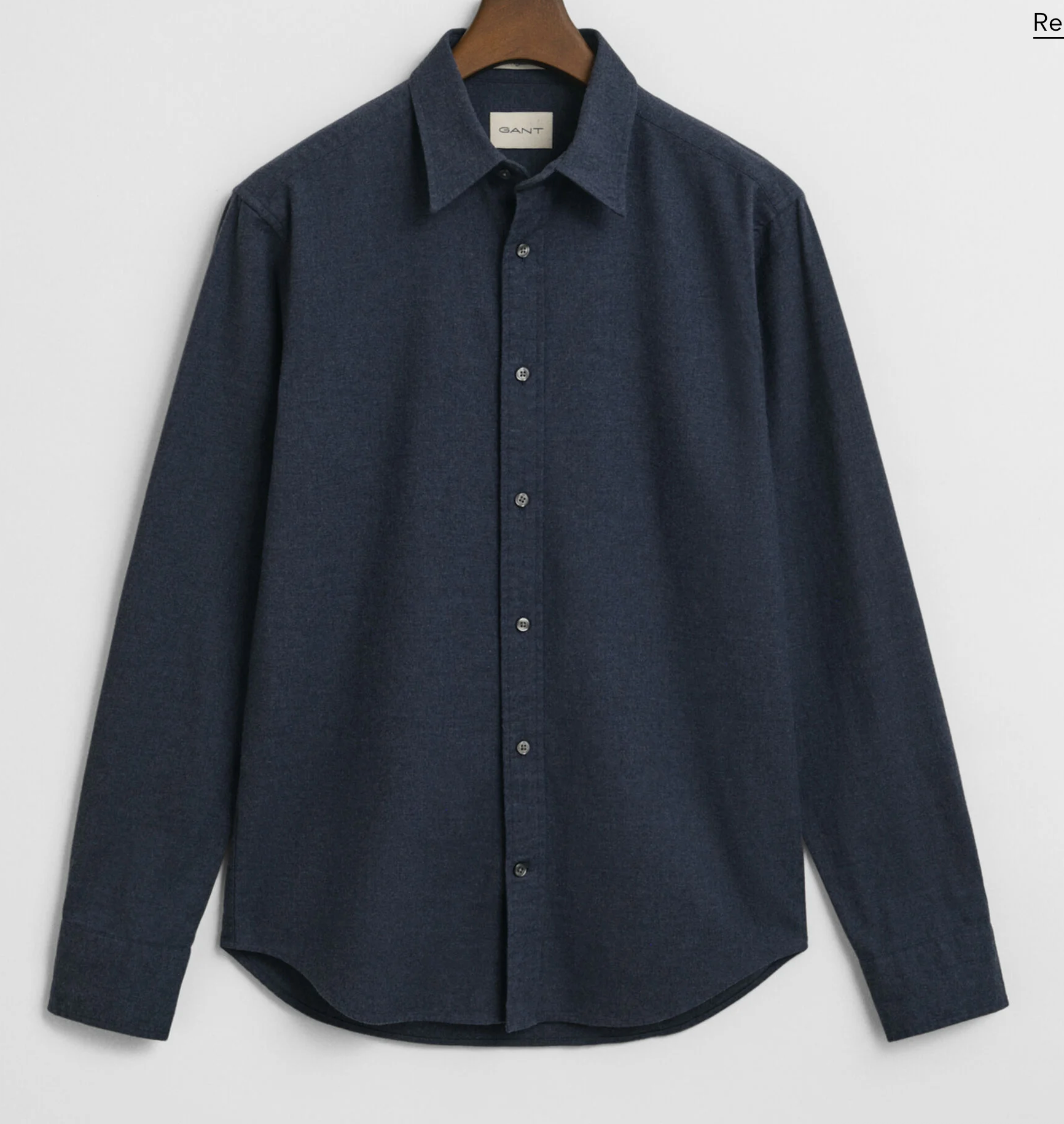 Dark Indigo Gant Flannel Shirt