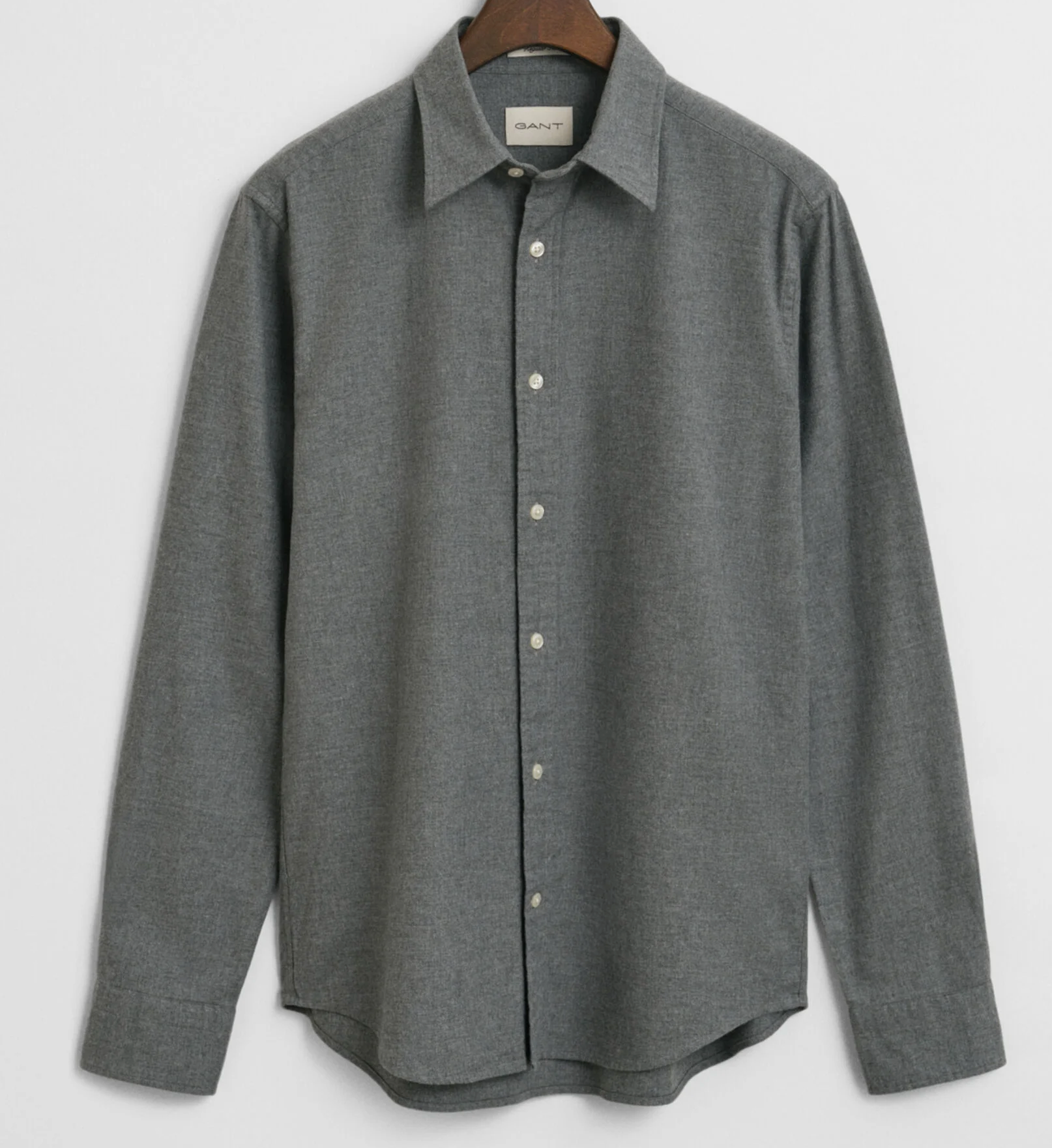 Dark Grey Gant Flannel Shirt