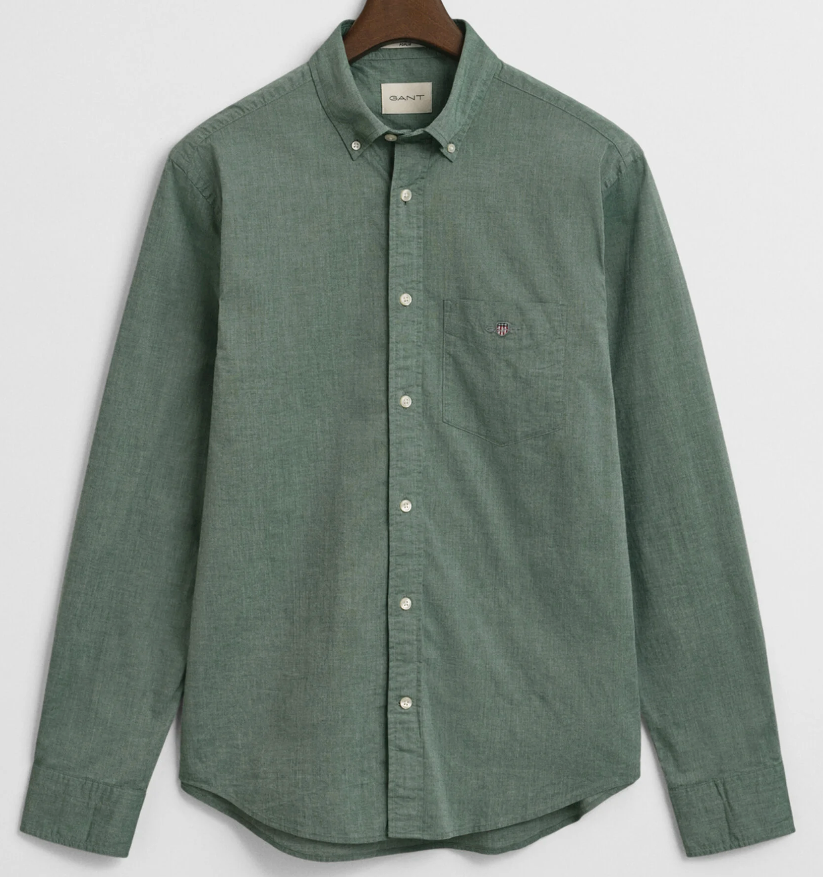 Forrest Green Gant Classic Poplin Shirt
