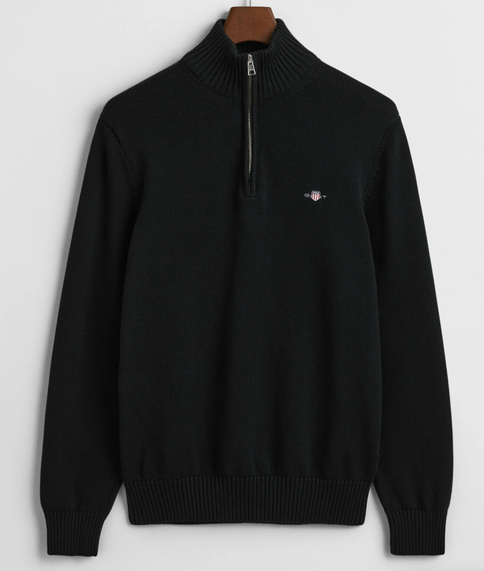 Black Gant  Casual Half Zip Knit