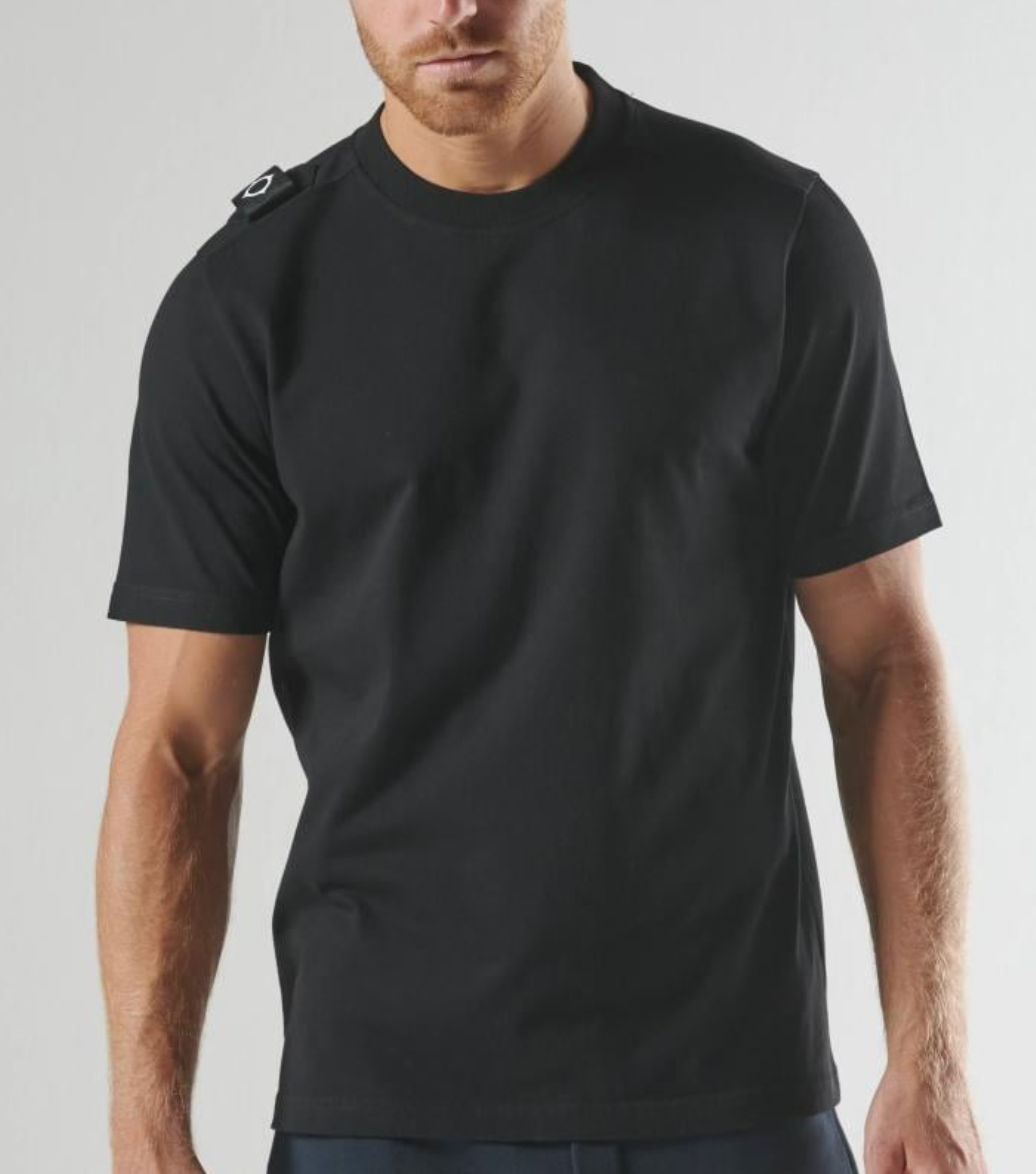 Black MA. Strum "BADGE" Tee Shirt