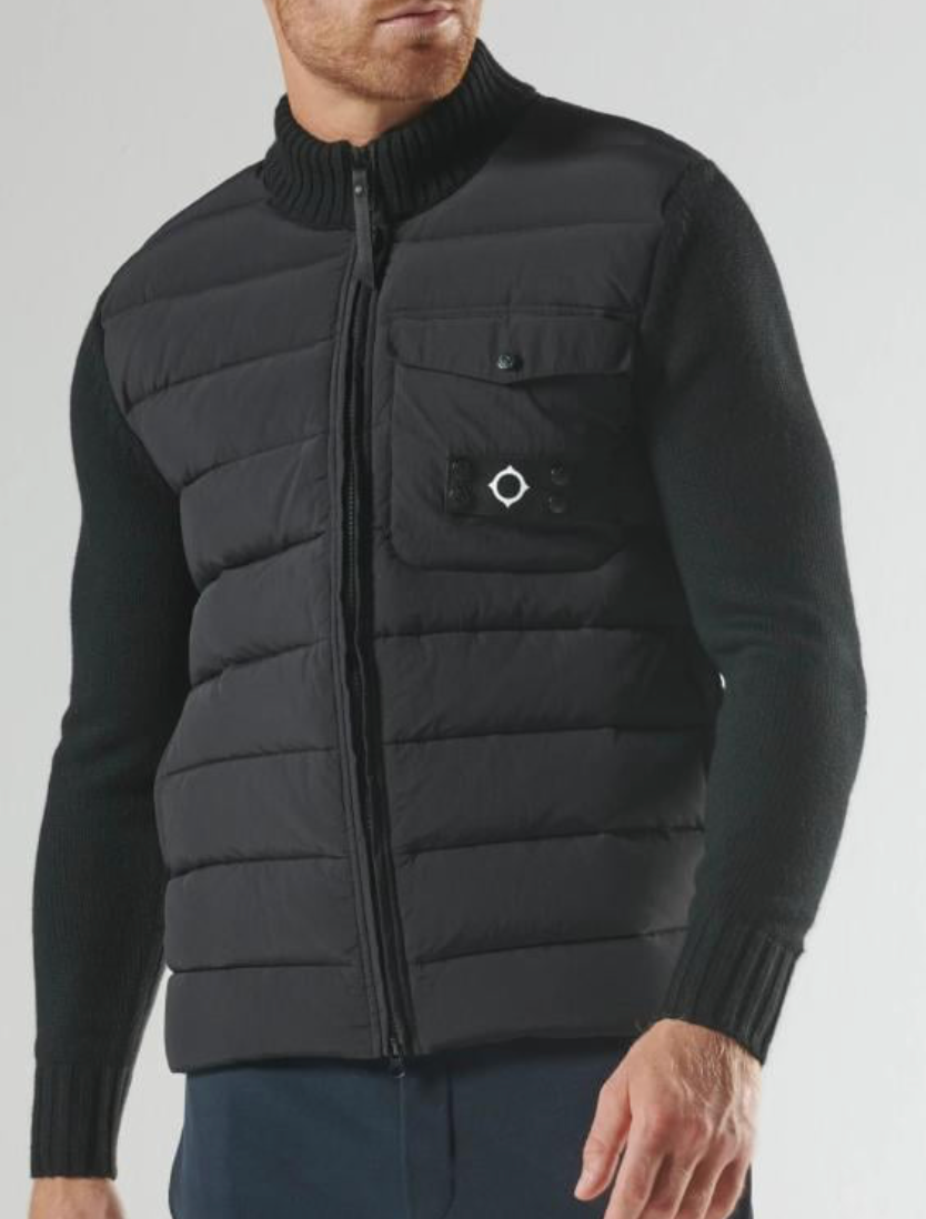 Black MA Strum "Storm" Knitted Jacket