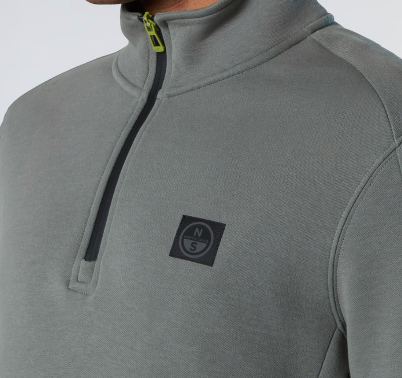 City Grey North Sails 1/4 Zip Sweatshirt