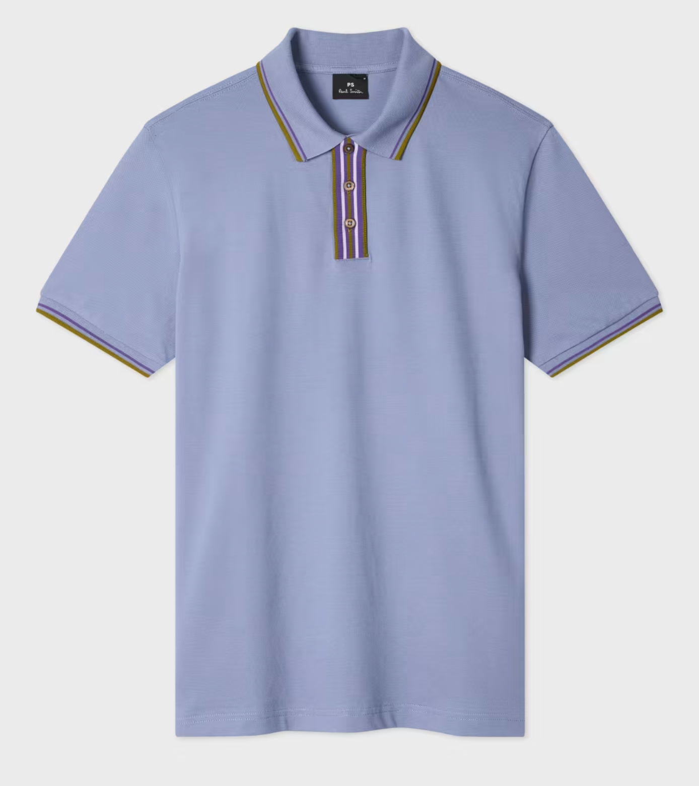 Mauve Paul Smith Tipping Polo Short Sleeve