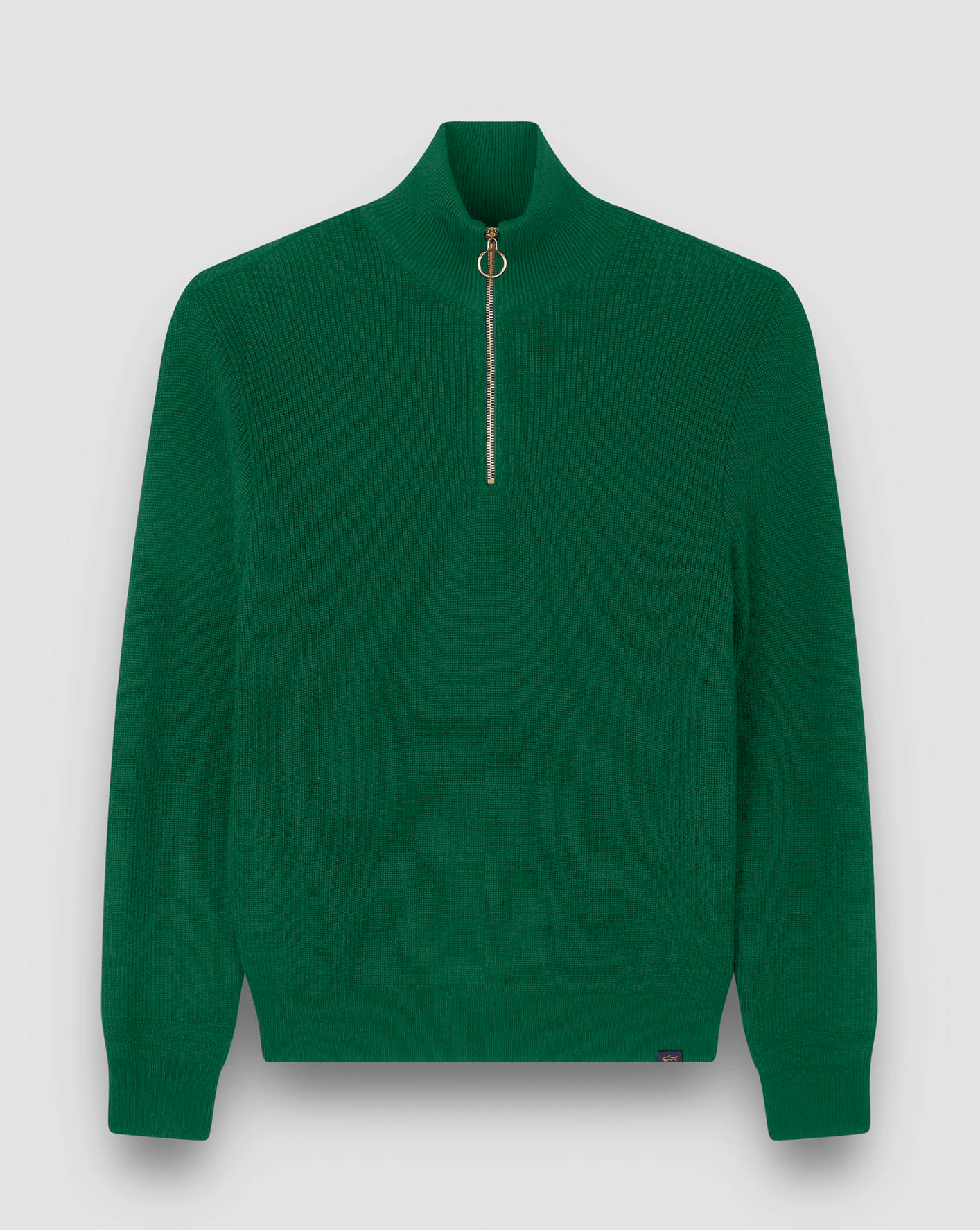Green Paul & Shark Tech Wool 1/4 Zip