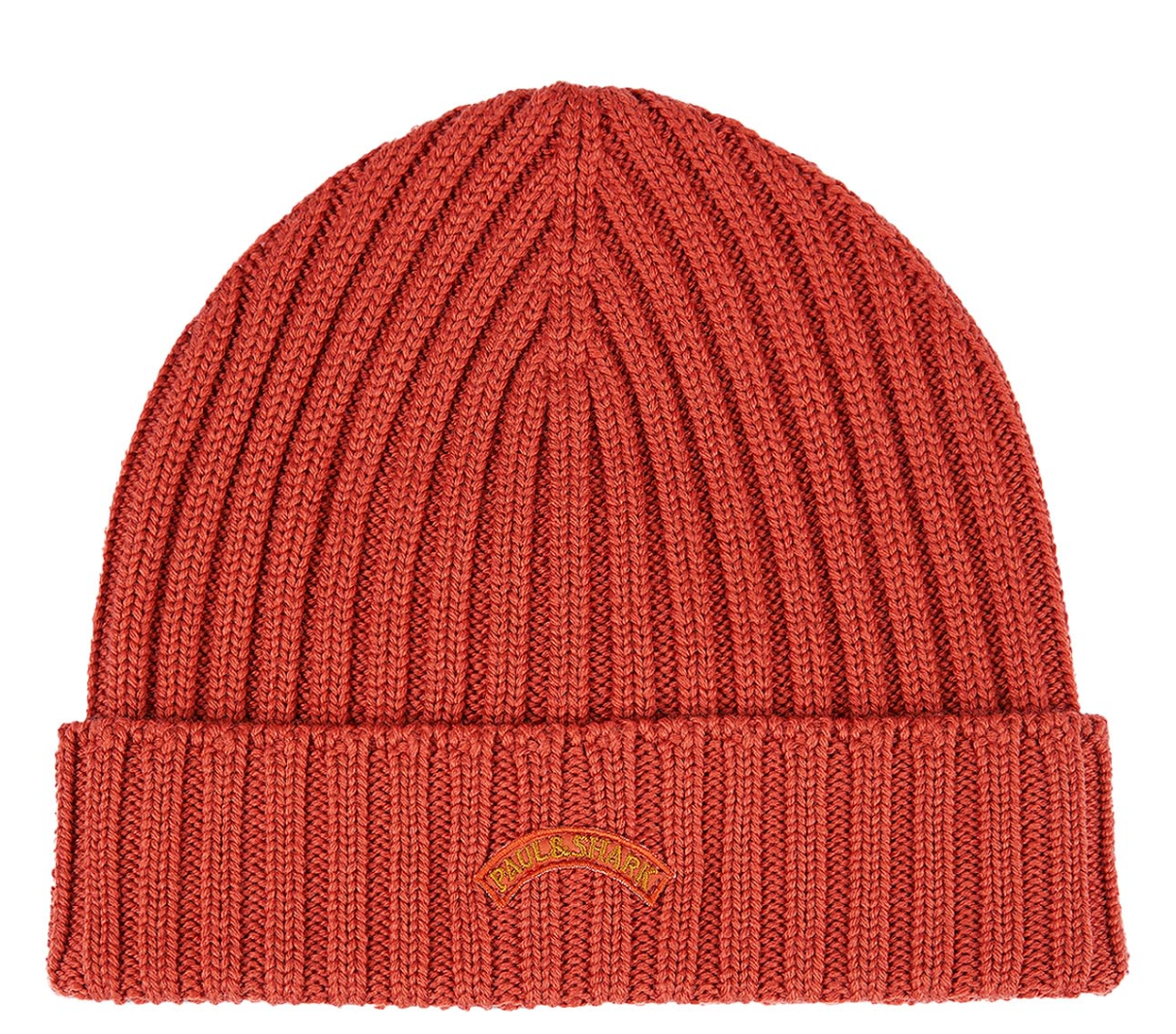 Rust Paul&Shark Beanie Hat