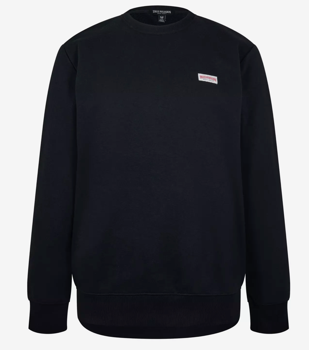Black True Religion OG Label Sweatshirt