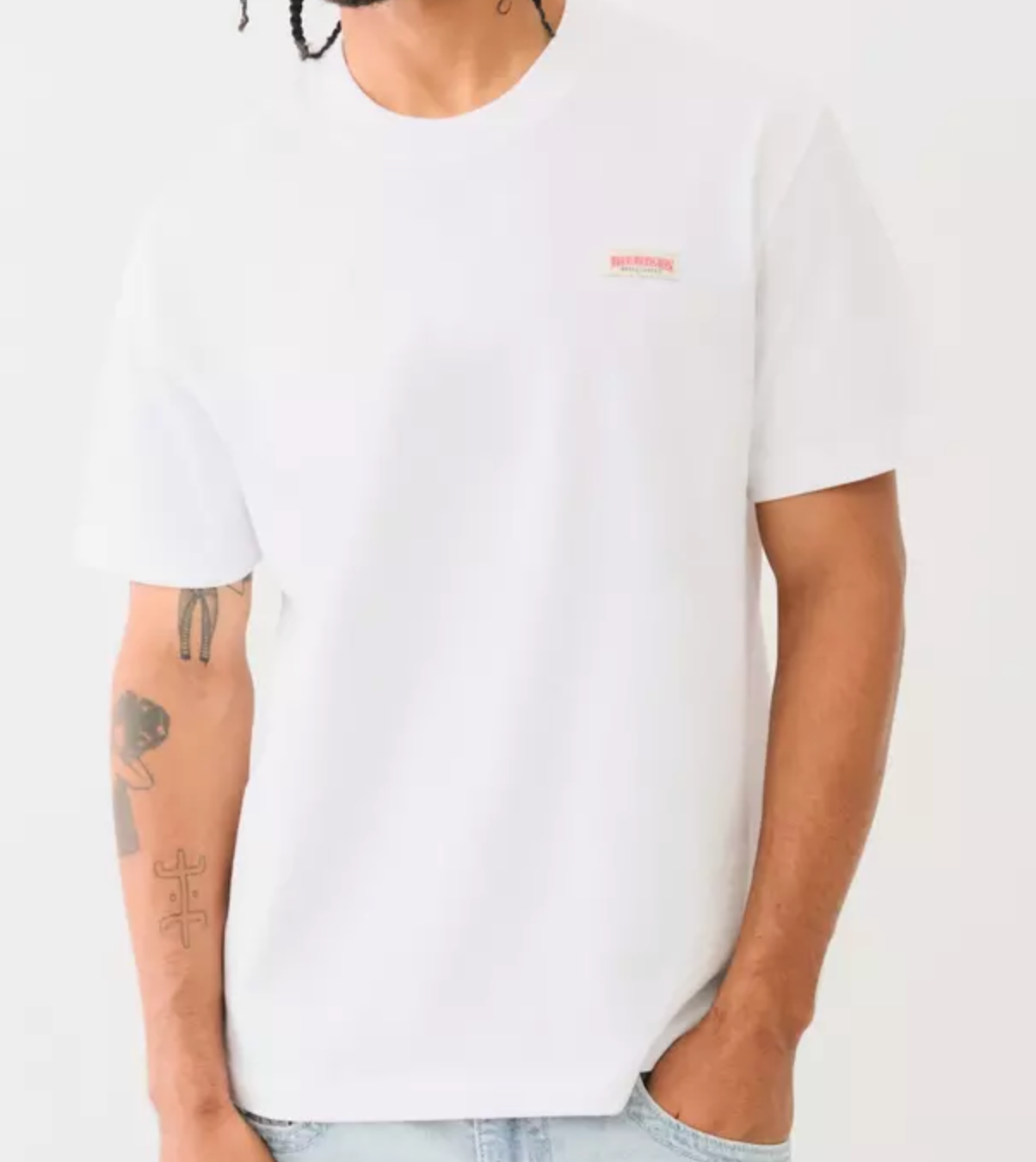 White True Religion OG Label T-Shirt