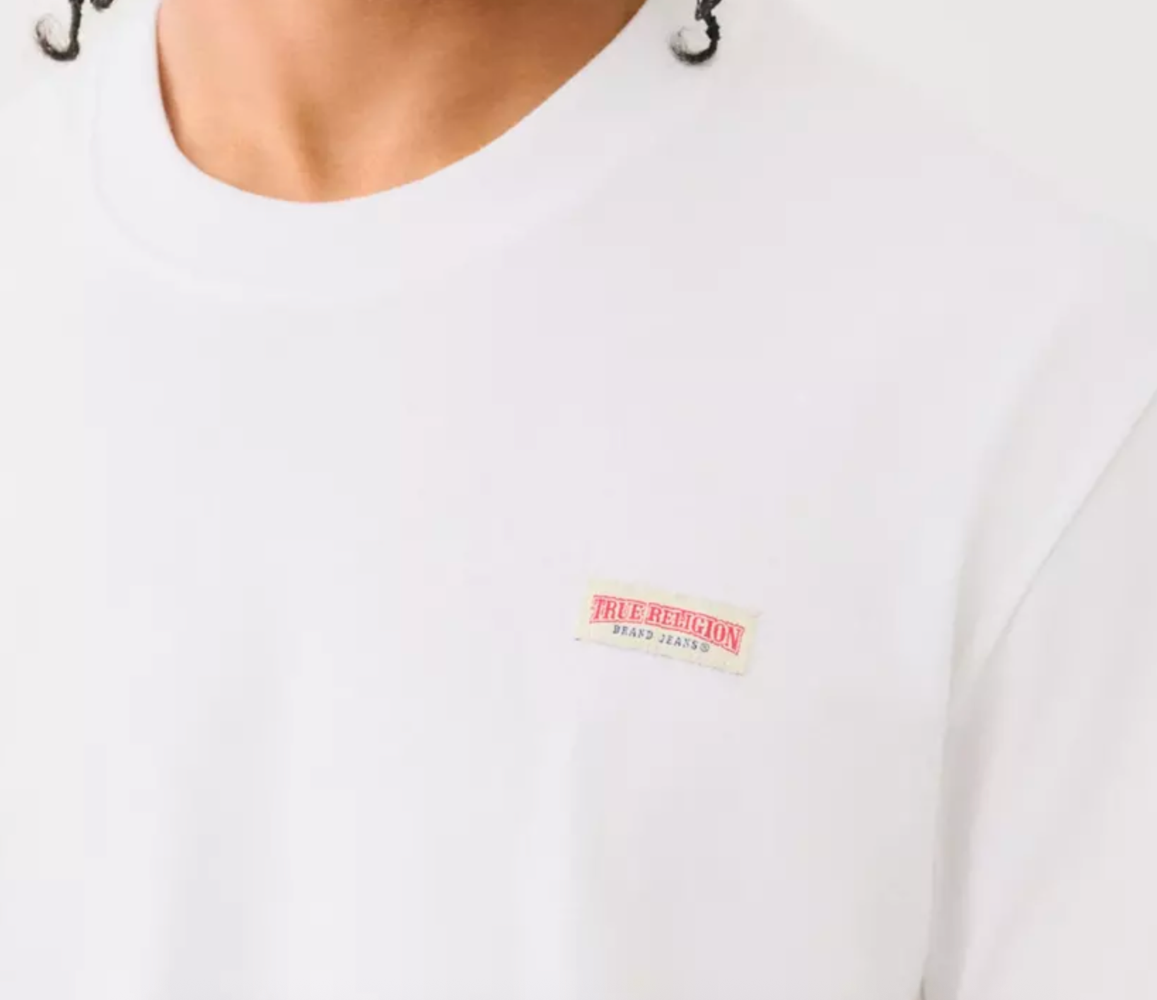 White True Religion OG Label T-Shirt