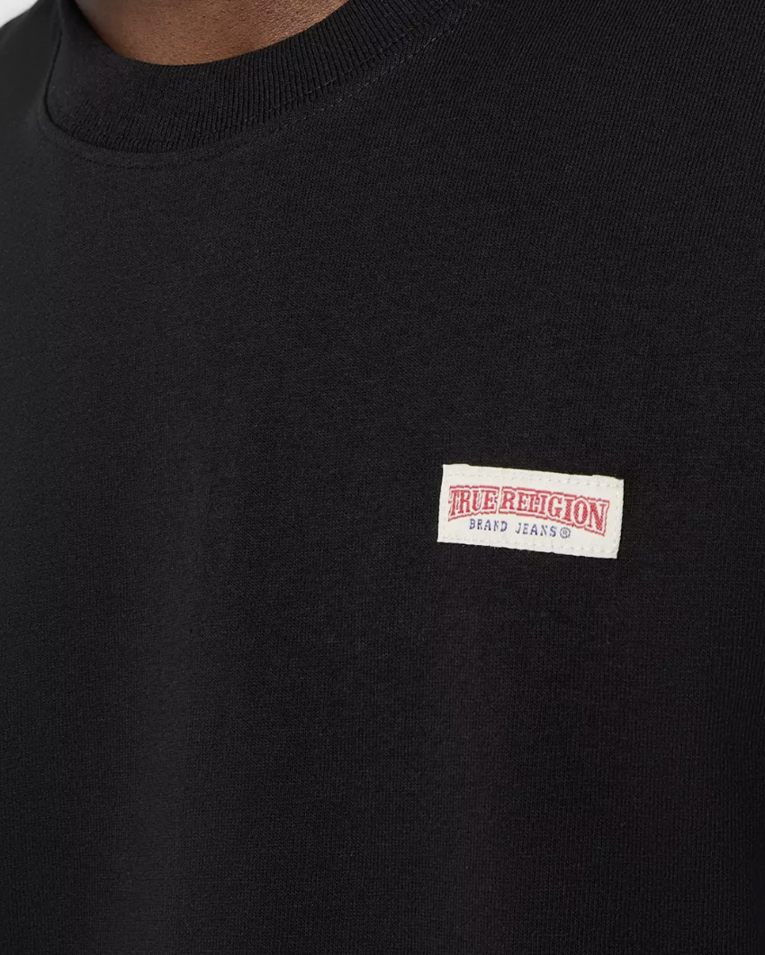 Black True Religion OG Label T-Shirt