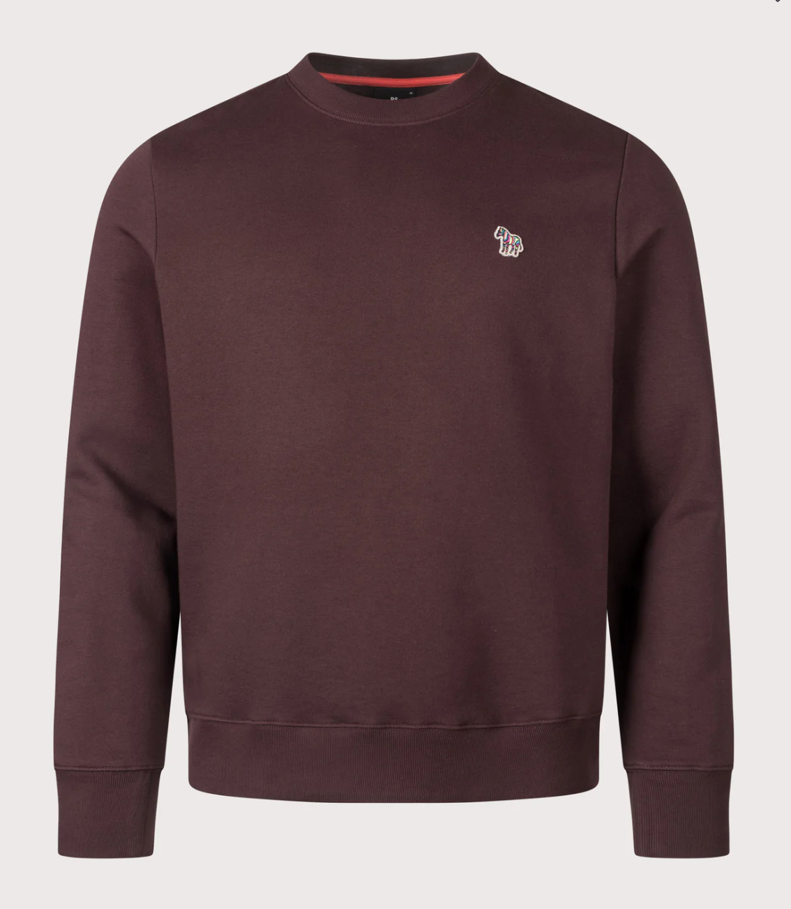 Burgundy PS Paul Smith Zebra Sweatshirt