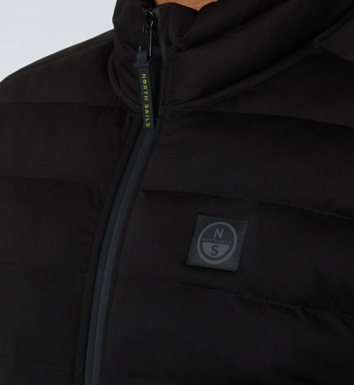 Black North Sails Hybrid Zip up Sweatshirt