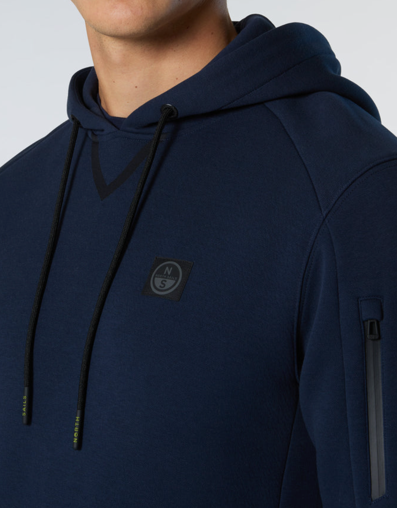 Navy North Sails Pique Scuba Hoodie