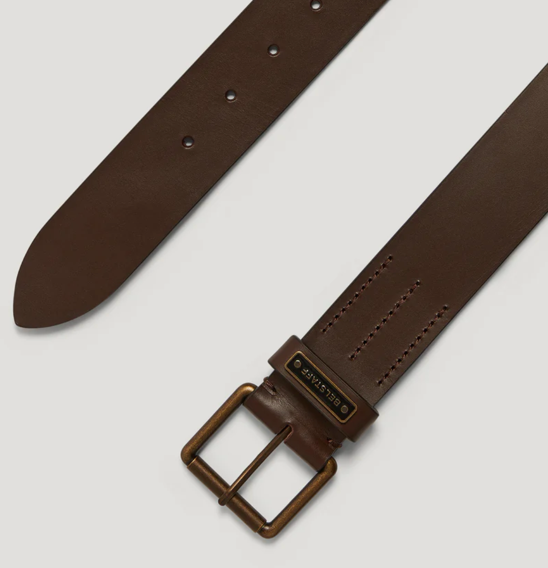 Brown Belstaff "Ledger" Belt