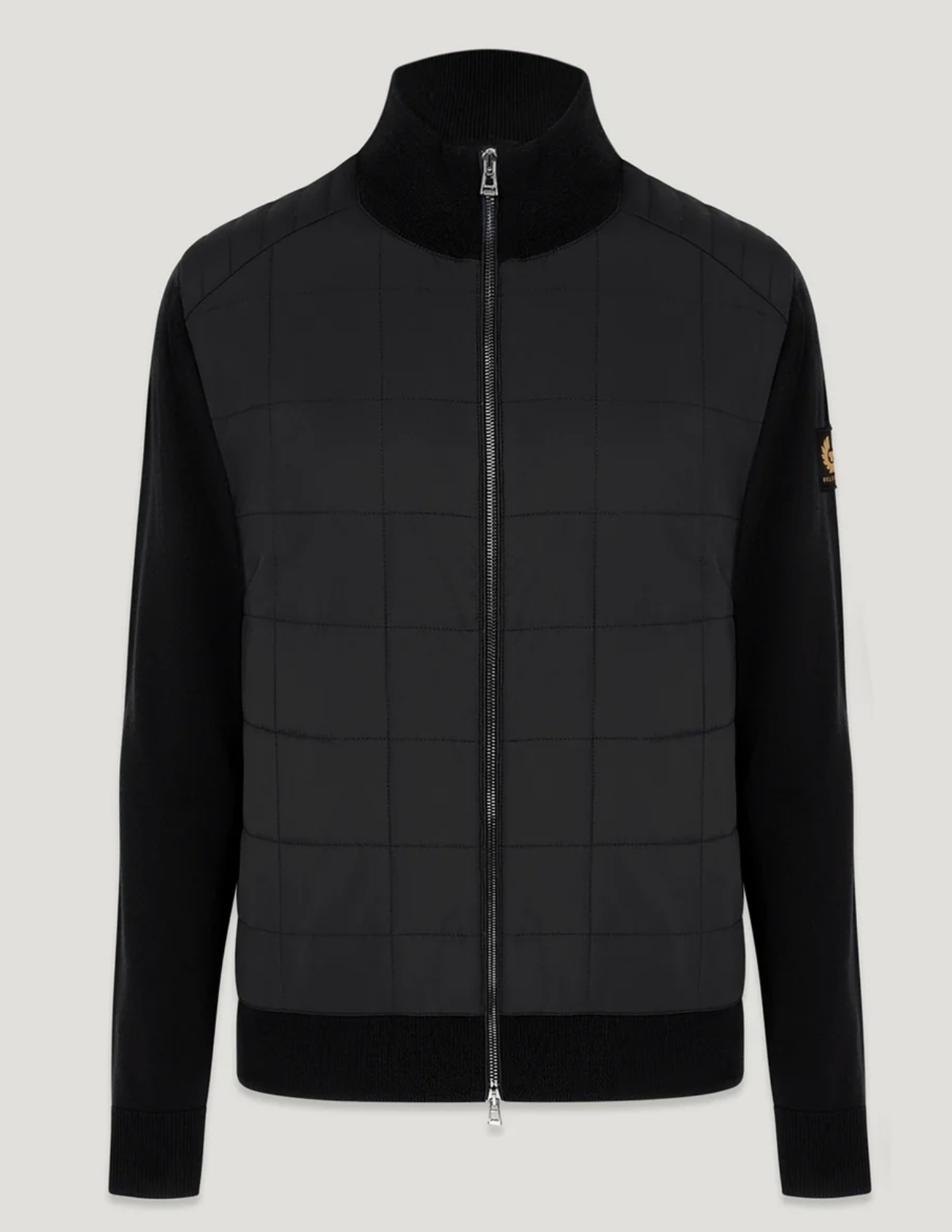 Black "KELBROOK" Full Zip Cardigan