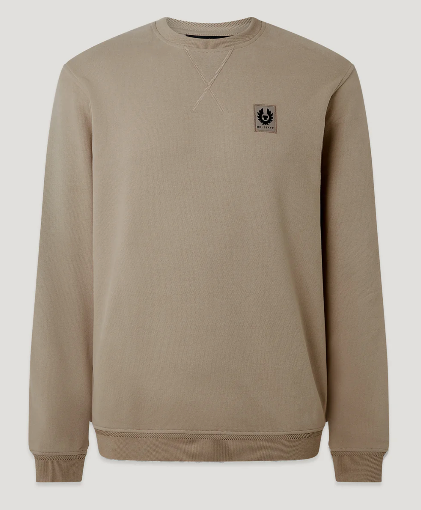Dark Sand Belstaff Crew Sweatshirt