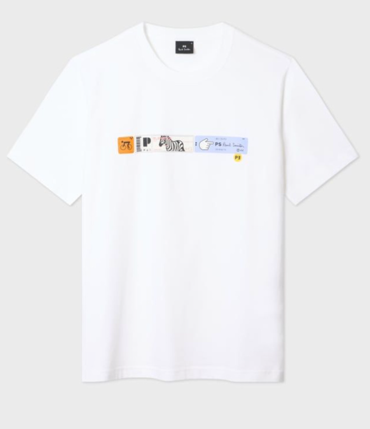 White PS Paul Smith "TICKETS" T-Shirt