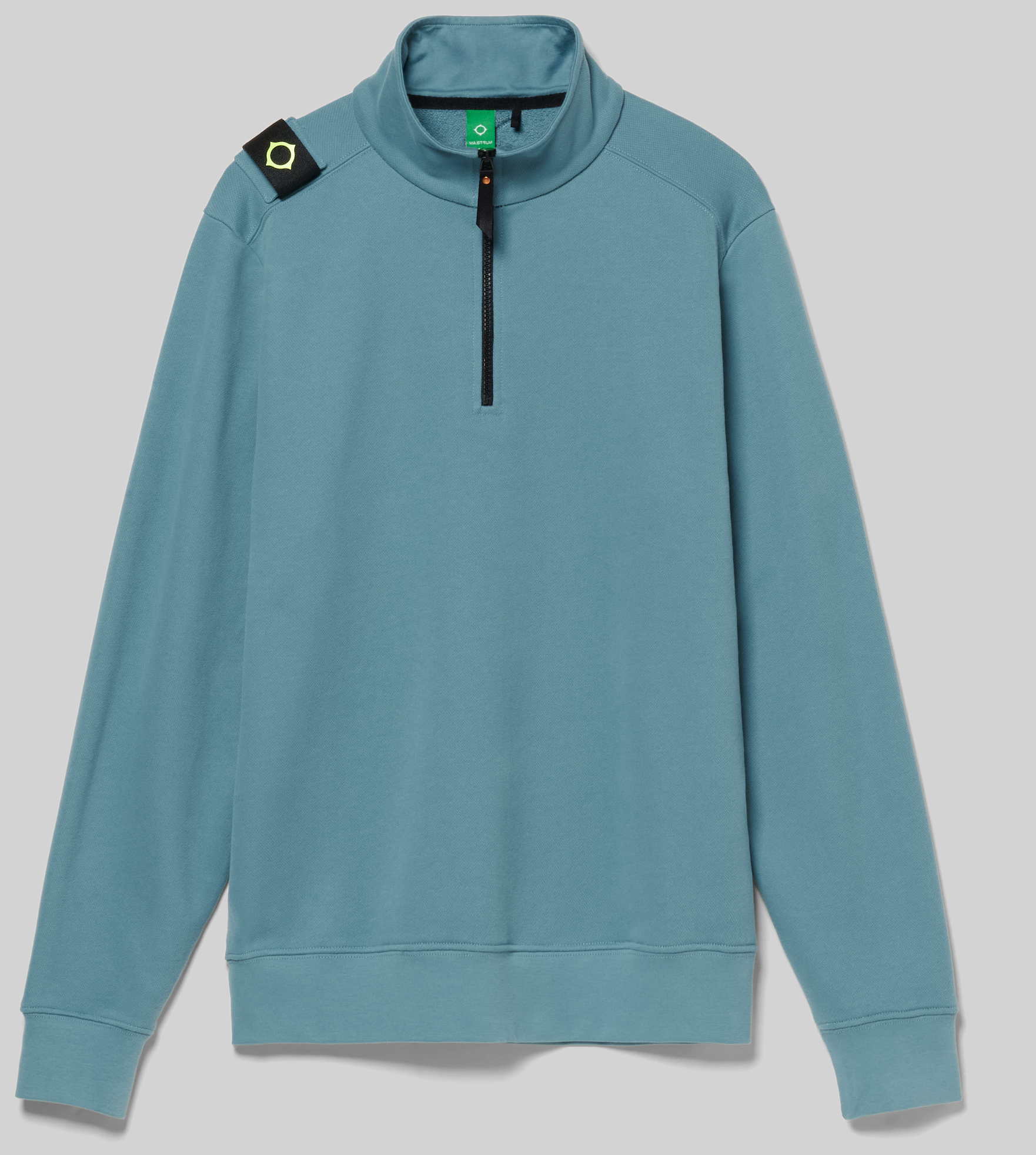 Aegean Blue MA.Strum Quarter Zip Sweatshirt
