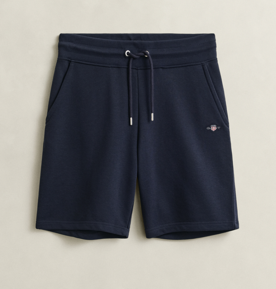 Navy "Regular Shield Sweat Shorts