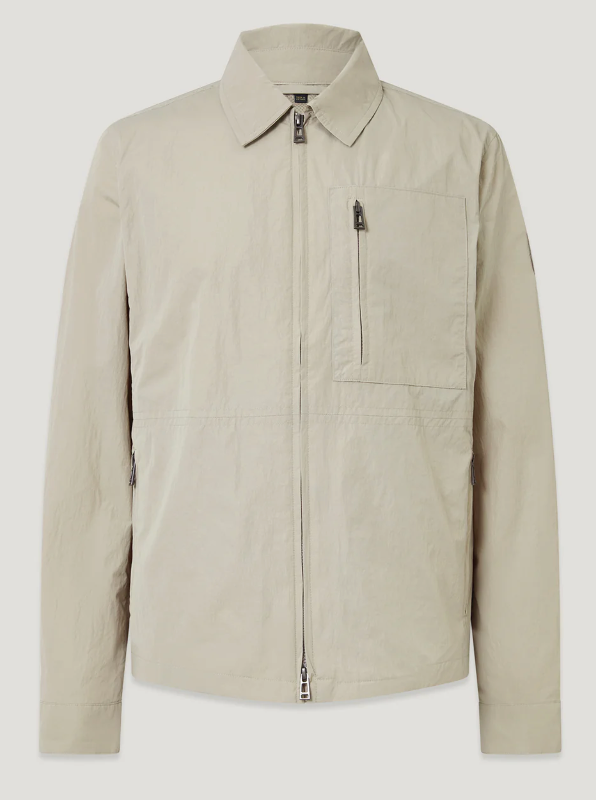 Dark Sand Belstaff "Grid" Overshirt