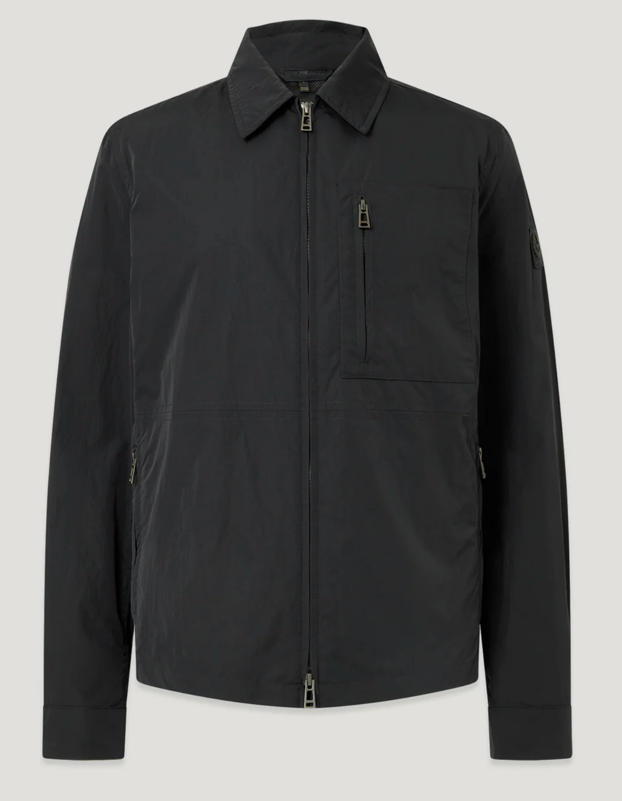 Black Belstaff "Grid" Overshirt
