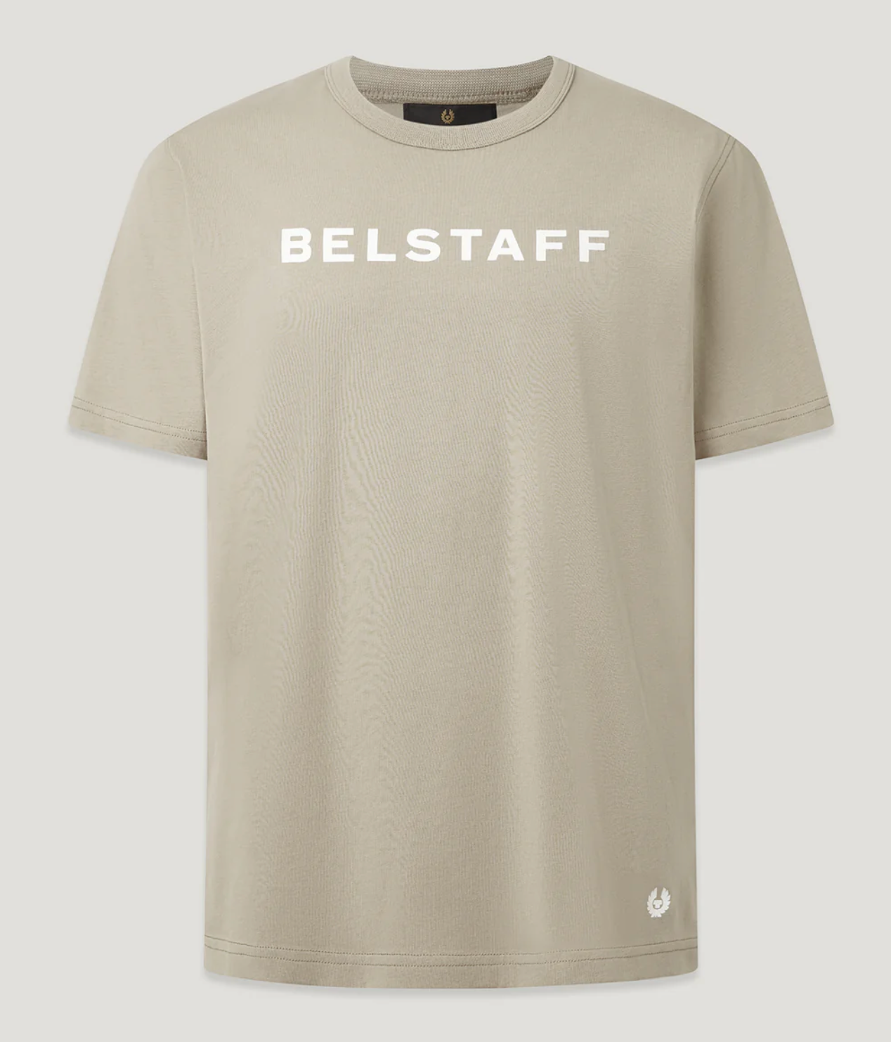 Dark Sand Belstaff "LOGO" Short Sleeve T-Shirt