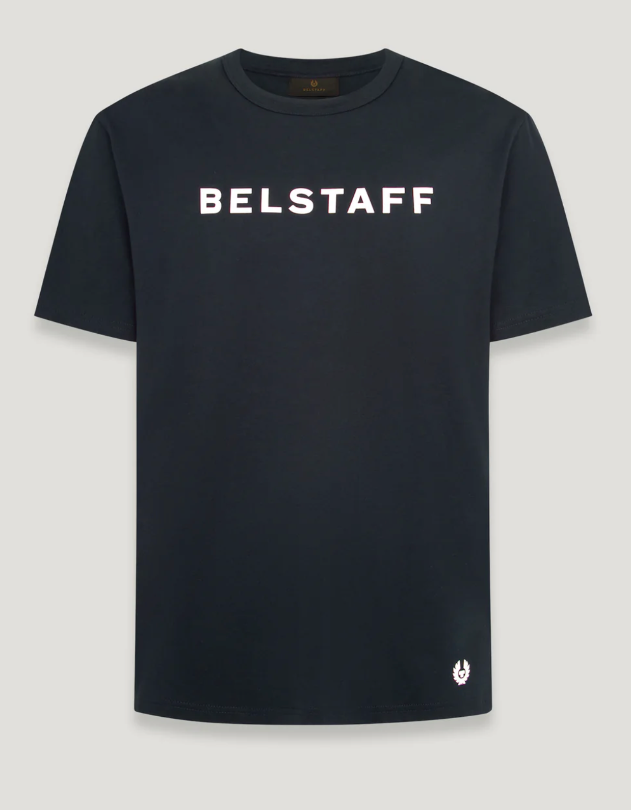 Dark Ink Belstaff "LOGO" Short Sleeve T-Shirt