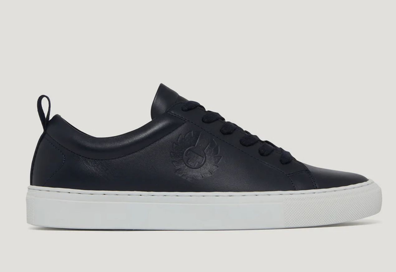 Navy Belstaff "Walton" Trainers