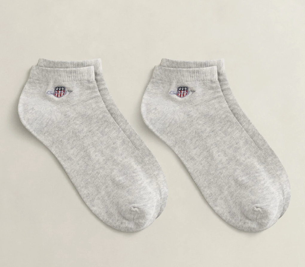 Grey Gant Ankle Socks
