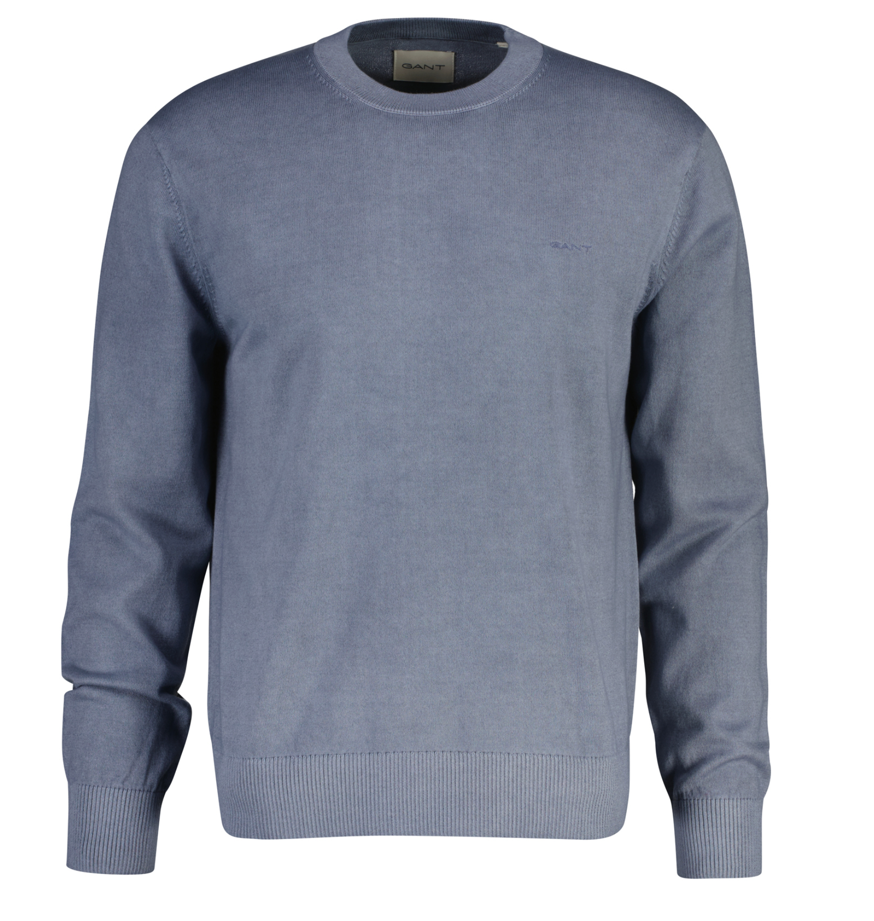 Faded Denim Gant "SUNFADED" Crew Neck Knit