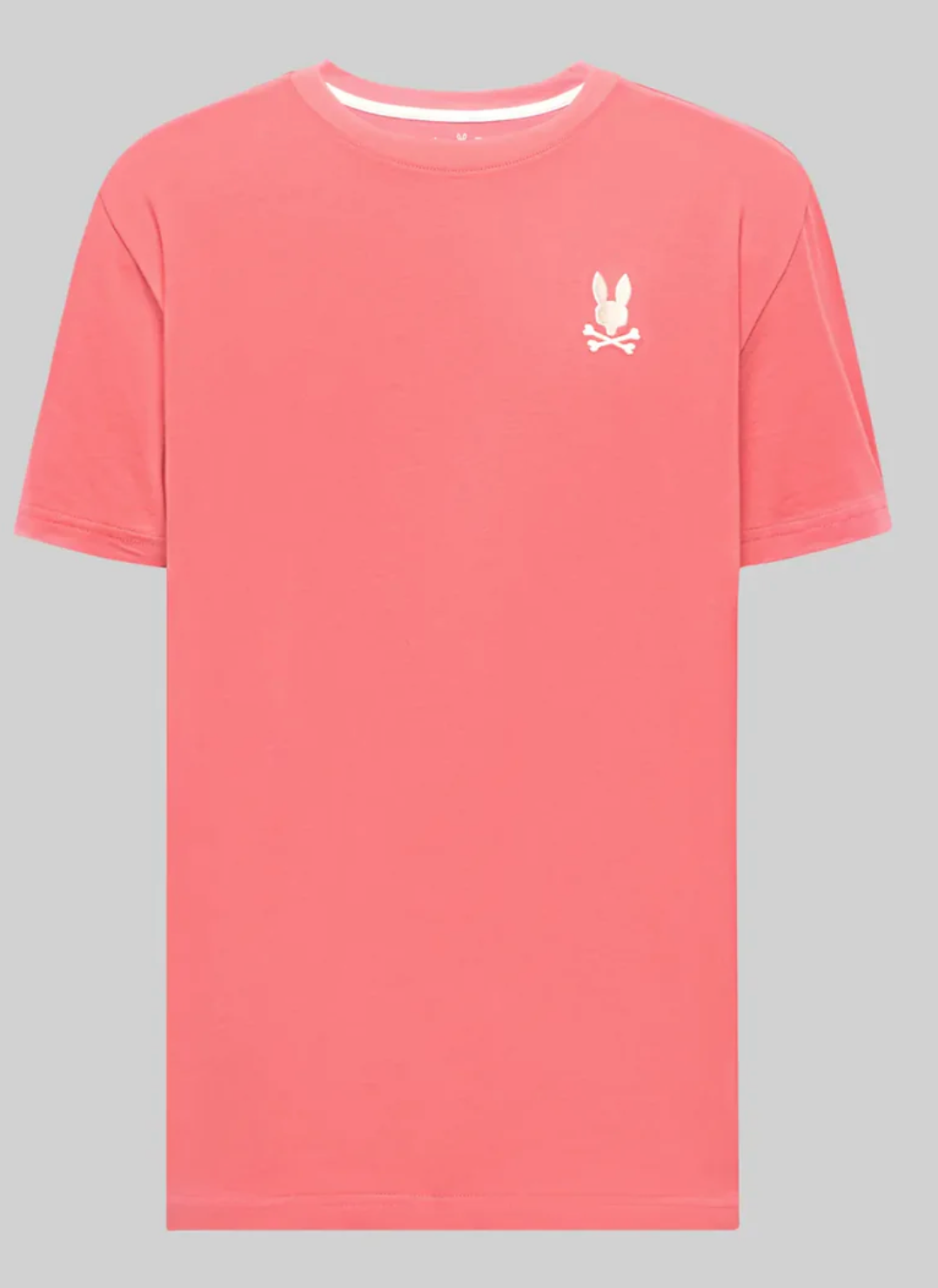 SunKissed Coral Psycho Bunny "AIDEN" Back Print T-Shirt