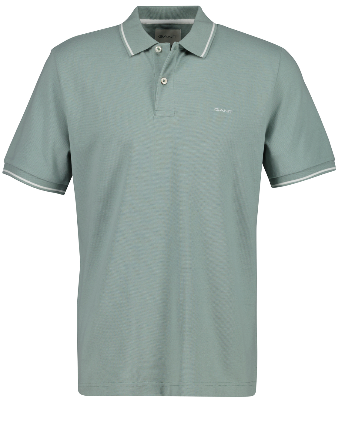 Ceramic GreyGant Tipping Polo Shirt