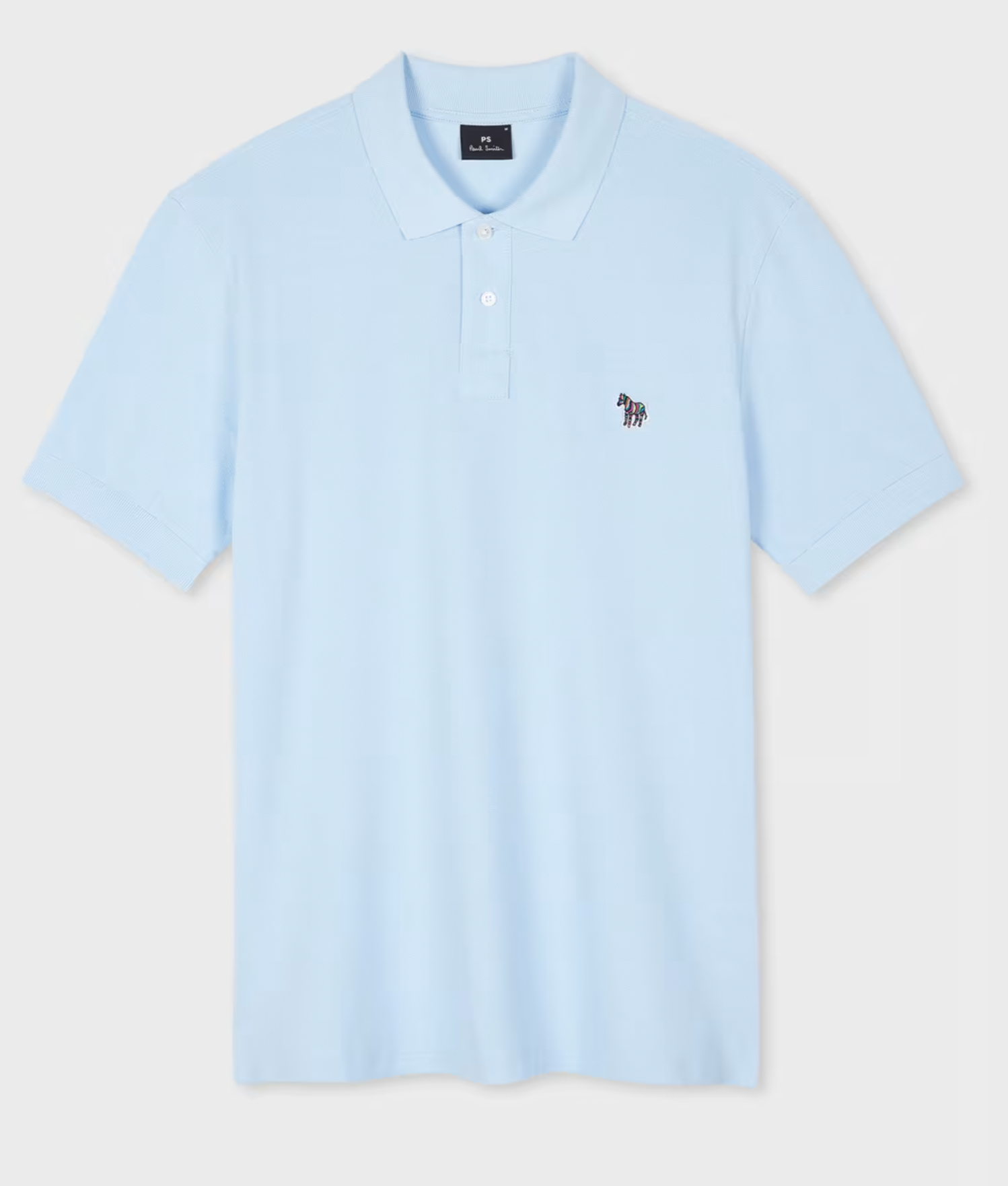 Sky Blue PS Paul Smith Zebra Polo Shirt