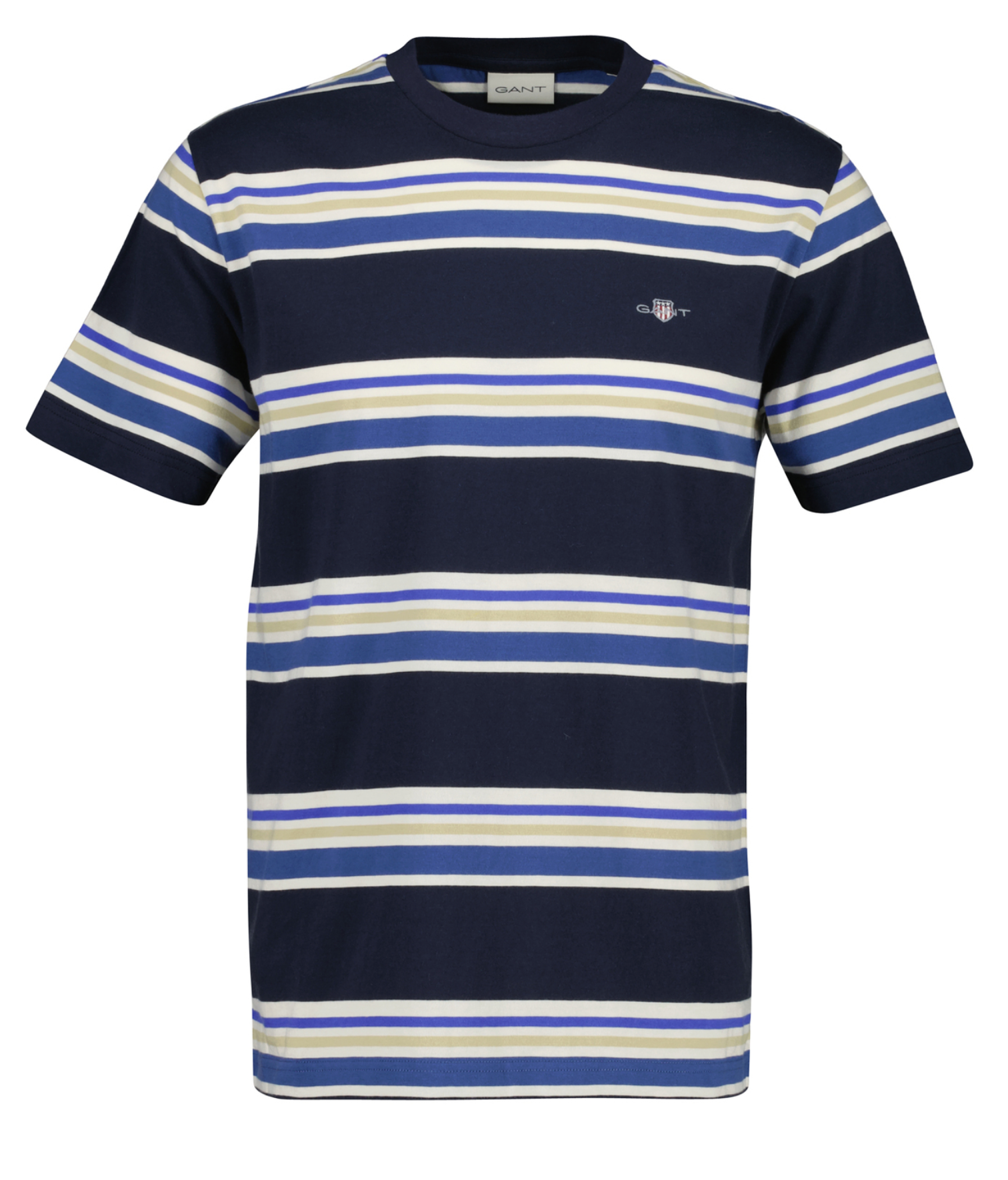 Navy Multistripe Gant T-Shirt