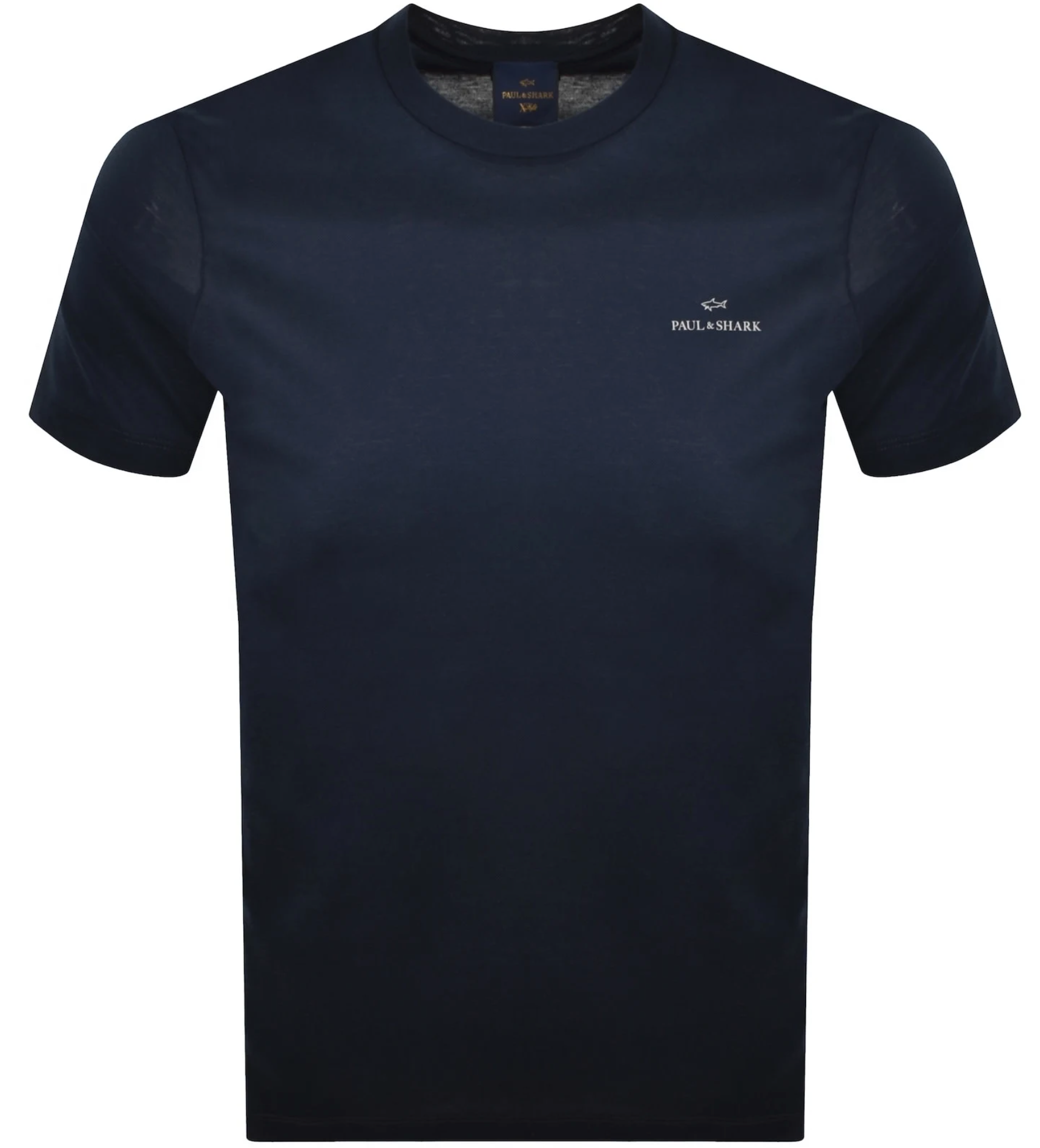 Navy Paul & Shark Chest Logo T-Shirt