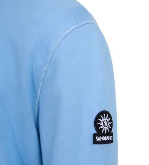 Dusty Blue Sandbanks Logo Sweatshirt
