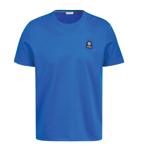 Nautical Blue Sandbanks Mercerised T-Shirt