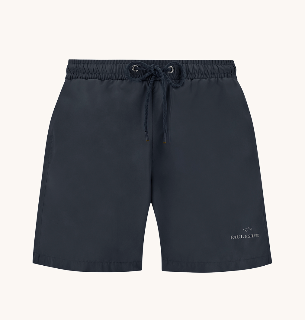 Navy Paul & Shark Swim Shorts