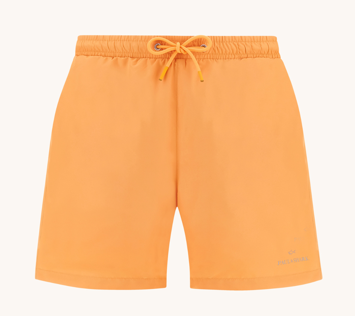 Orange Paul & Shark Swim Shorts