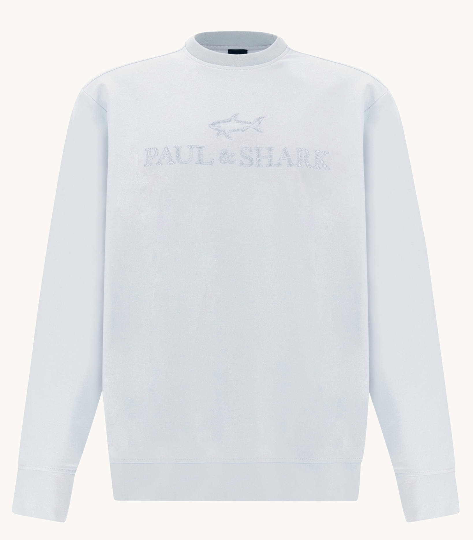 Powder Blue Paul & Shark Embroidered Logo Sweatshirt