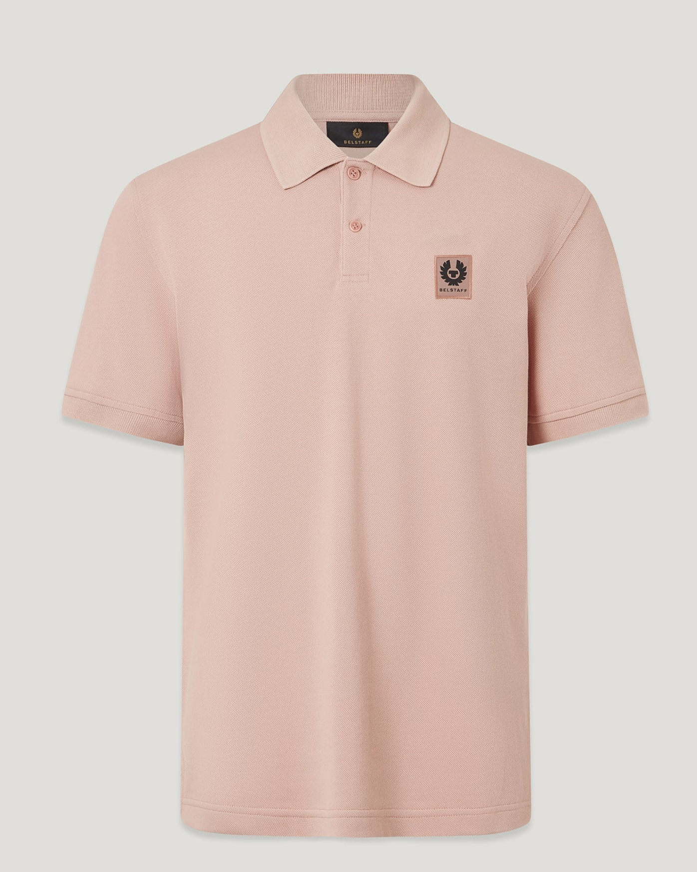 Dusk Pink Belstaff S/S Pique Polo Shirt