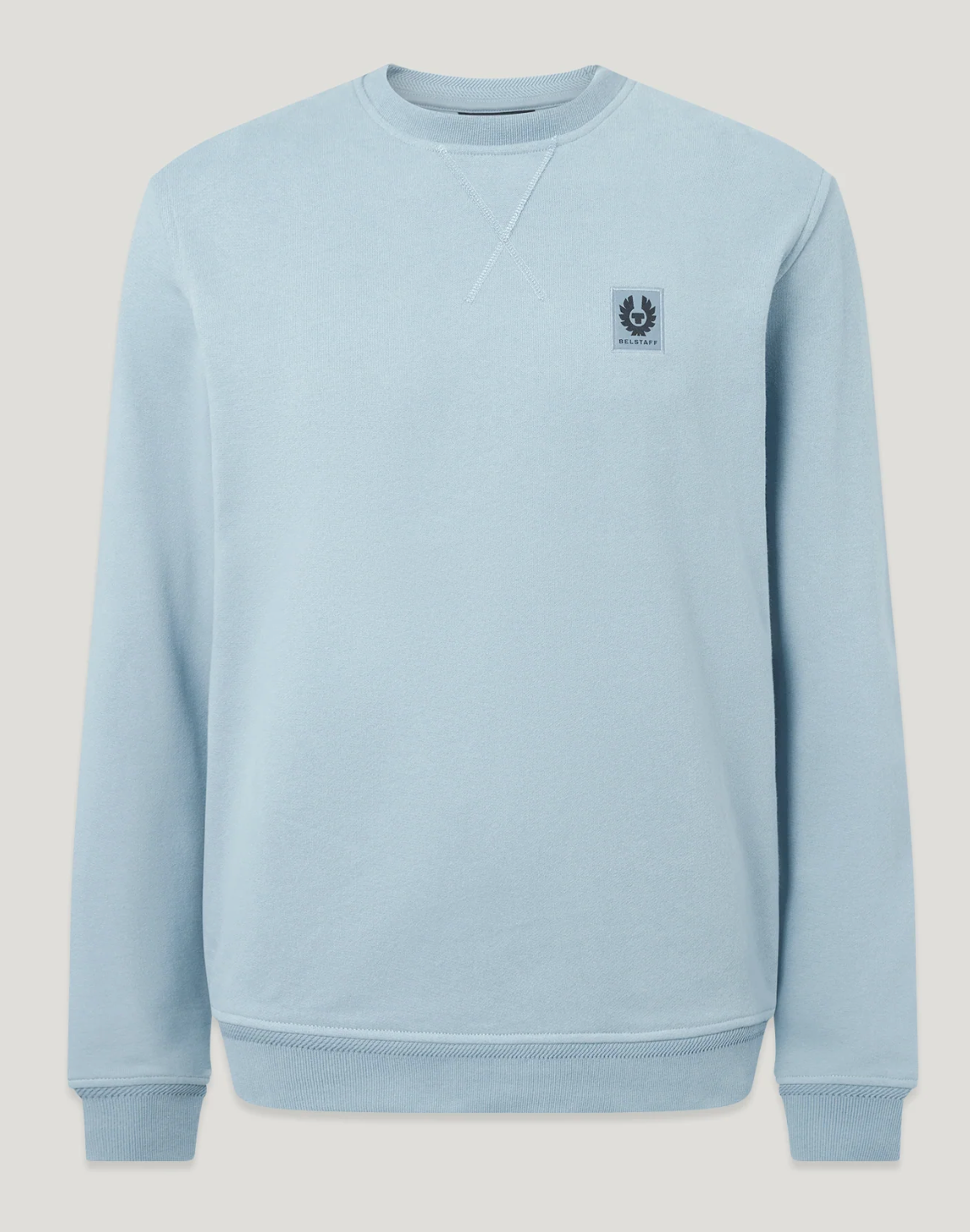 Mist Blue Belstaff Crew Sweatshirt