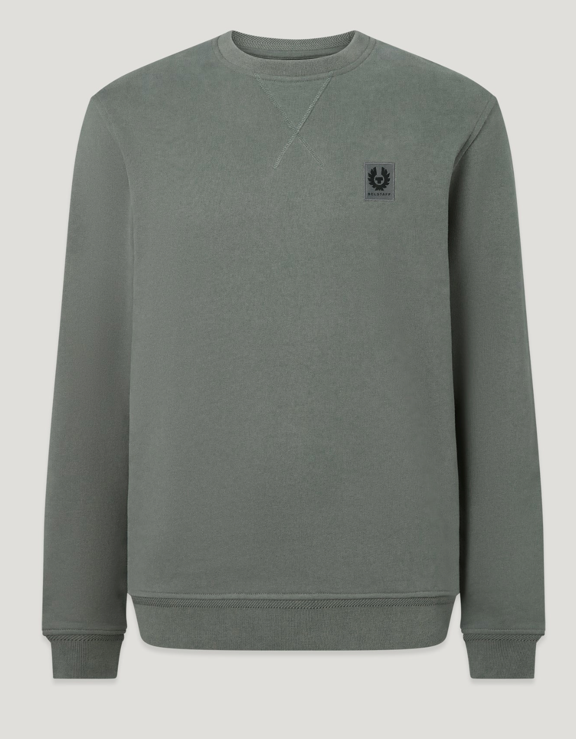Atlantic Grey Belstaff Crew Sweatshirt