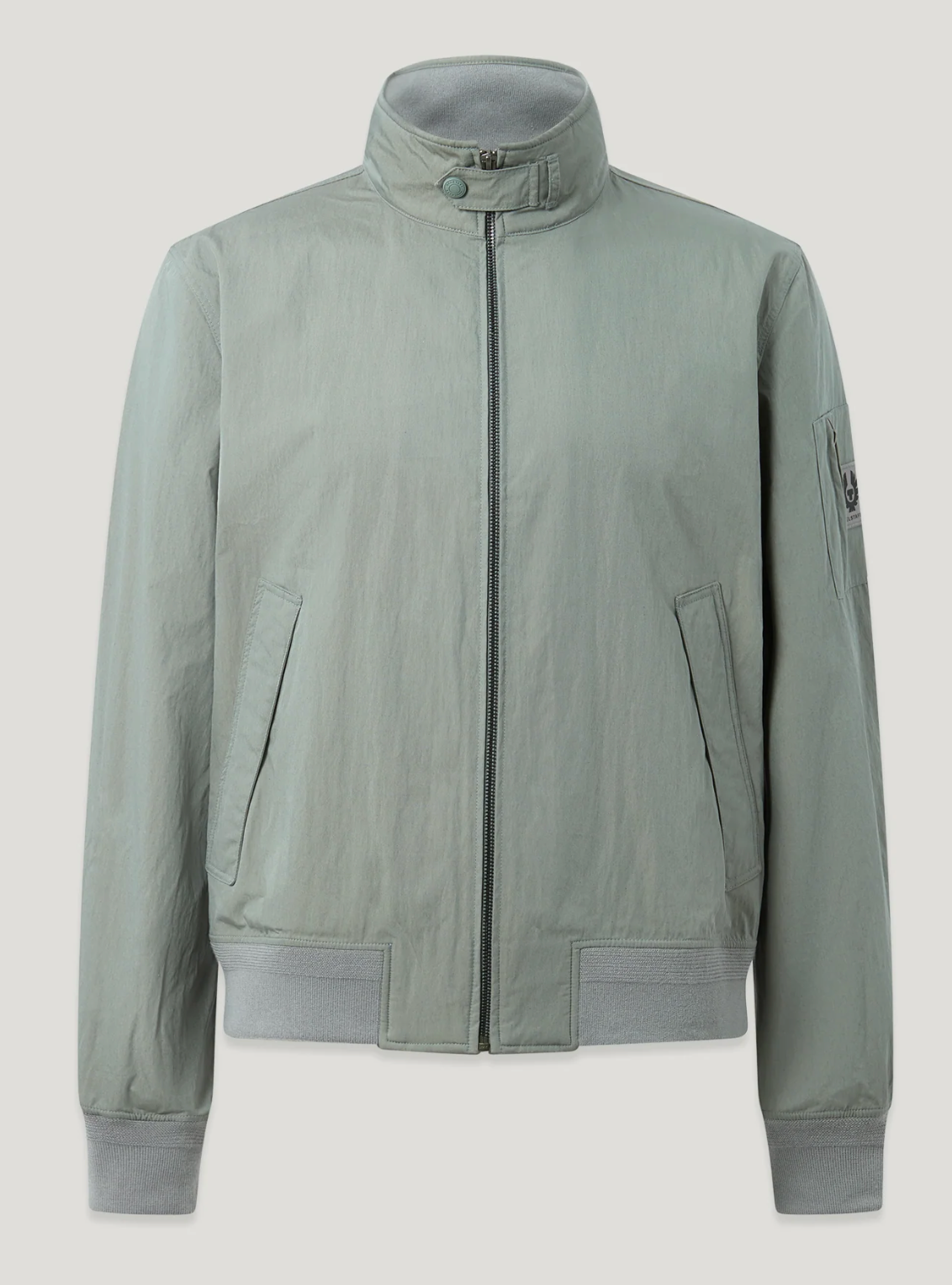 Atlantic Grey Belstaff "Overland" Bomber Jacket