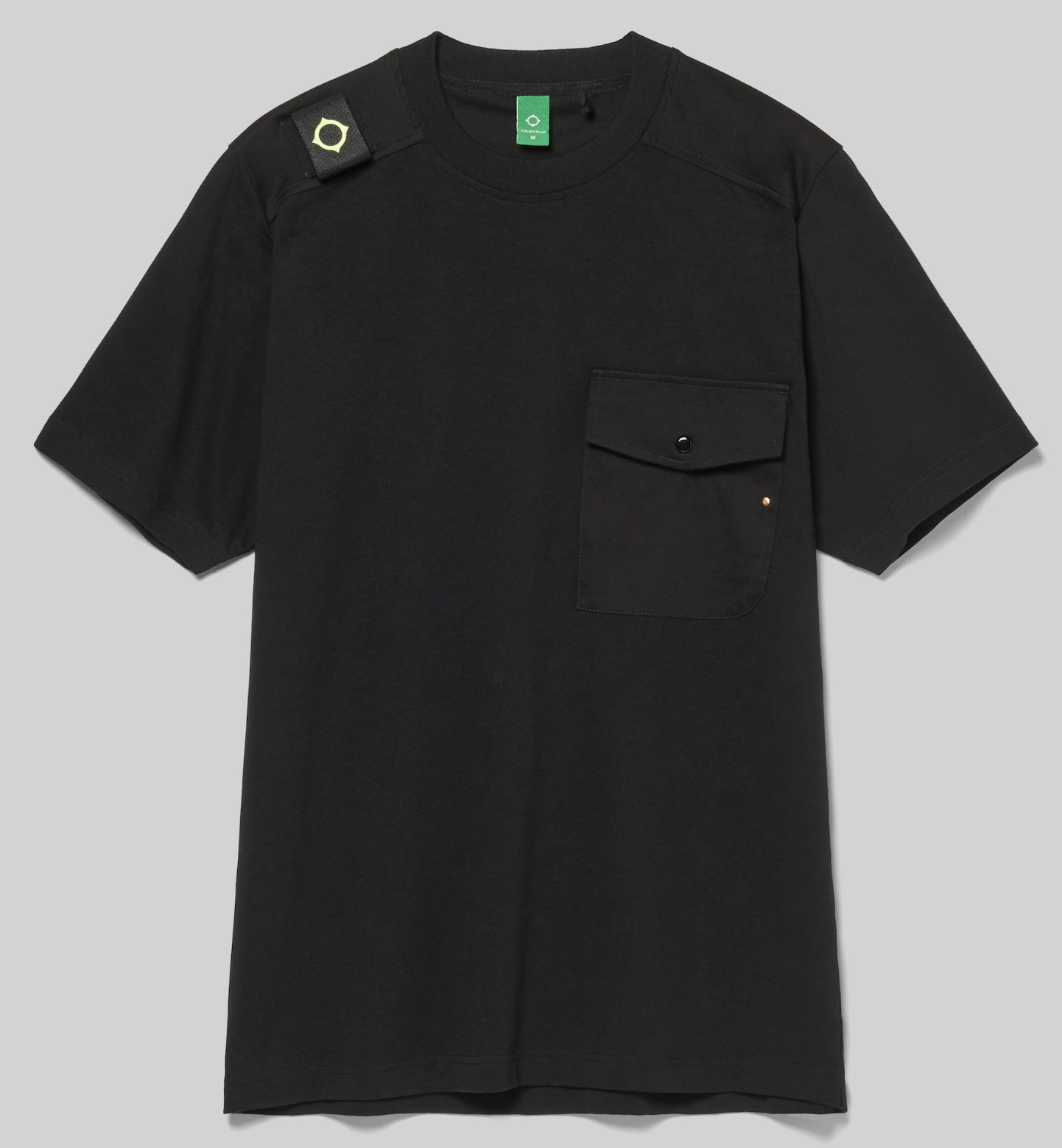 Black MA.Strum "Sark Pocket" Tee