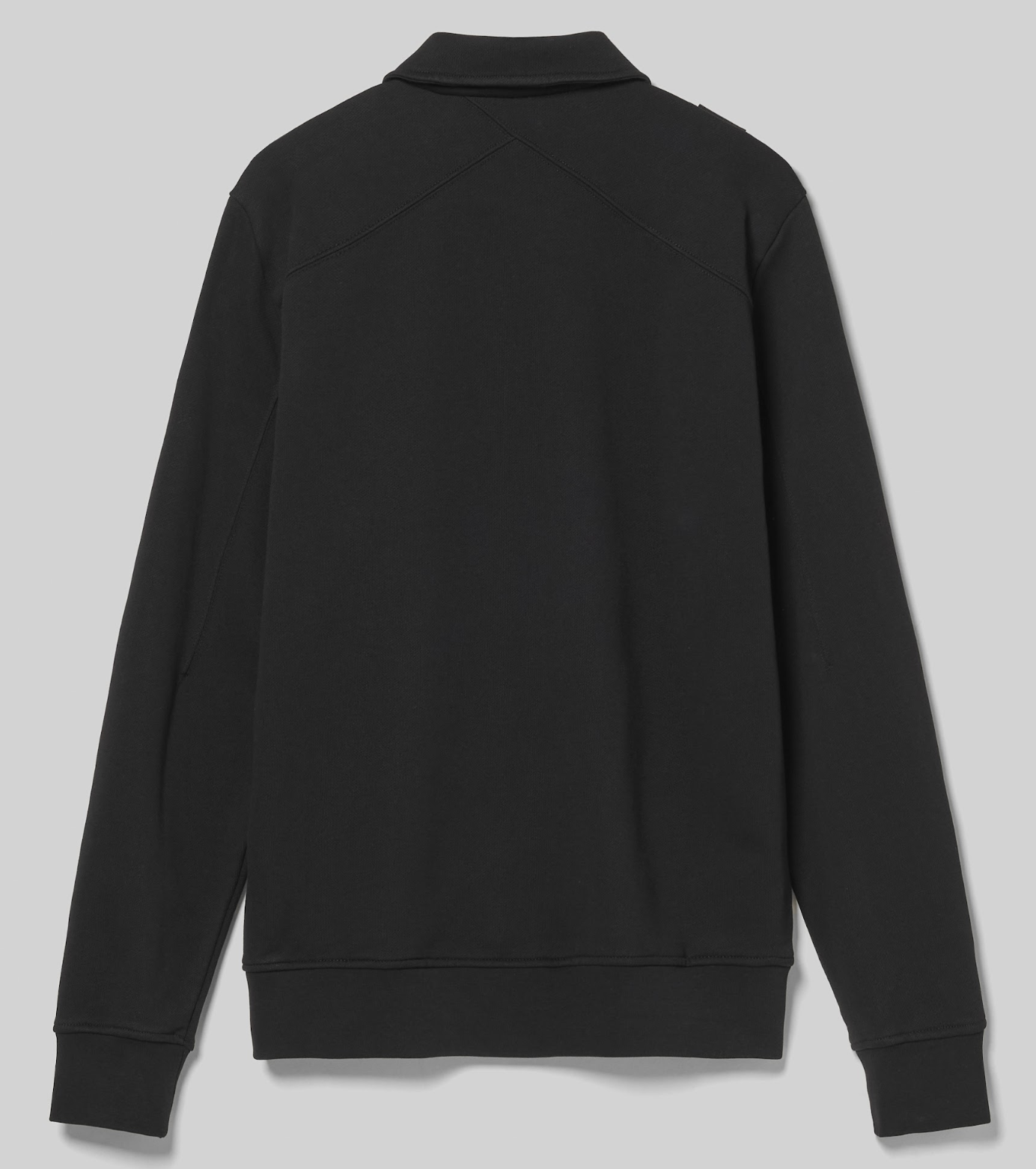 Black MA.Strum "Spread Collar" Sweatshirt