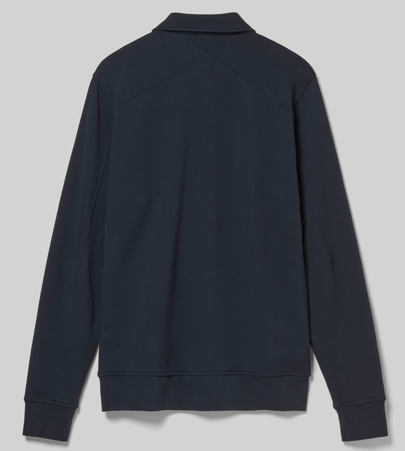 Navy MA.Strum "Spread Collar" Sweatshirt