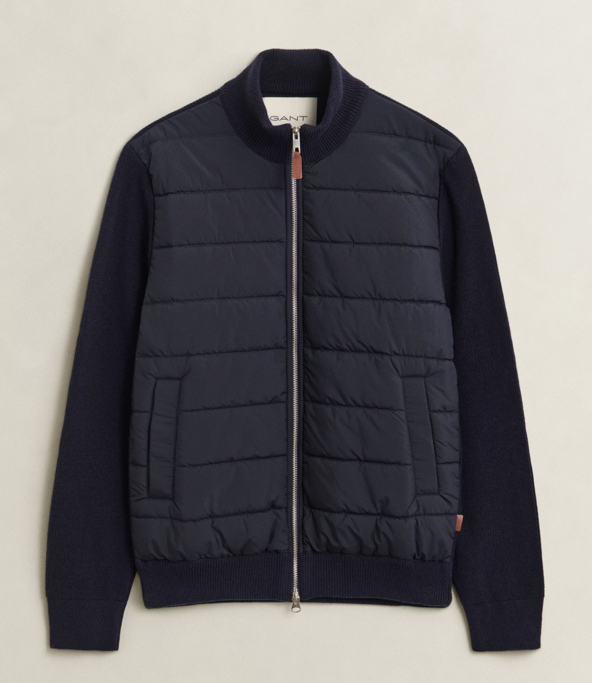 Navy Gant Hybrid Cardigan